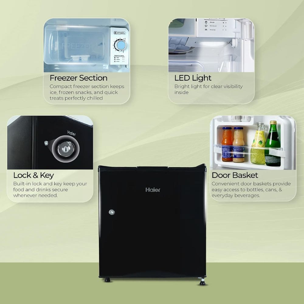 Haier 185 Ltrs, 1 Star Direct Cool Single Door Refrigerator (HRD 2061SCGA N)