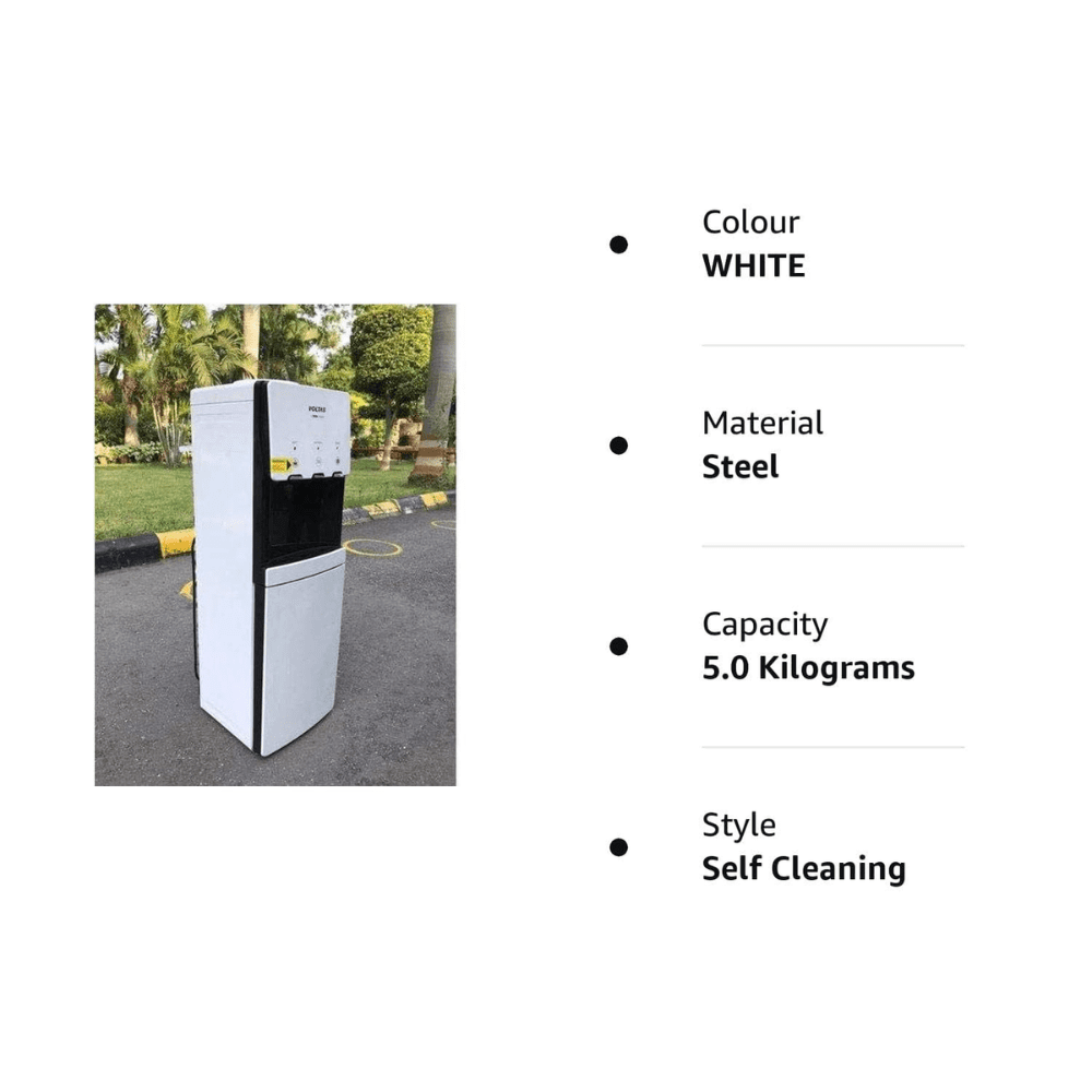 Voltas Minimagic SPRING R, 5 Ltrs Portable Water Dispenser, White & Black