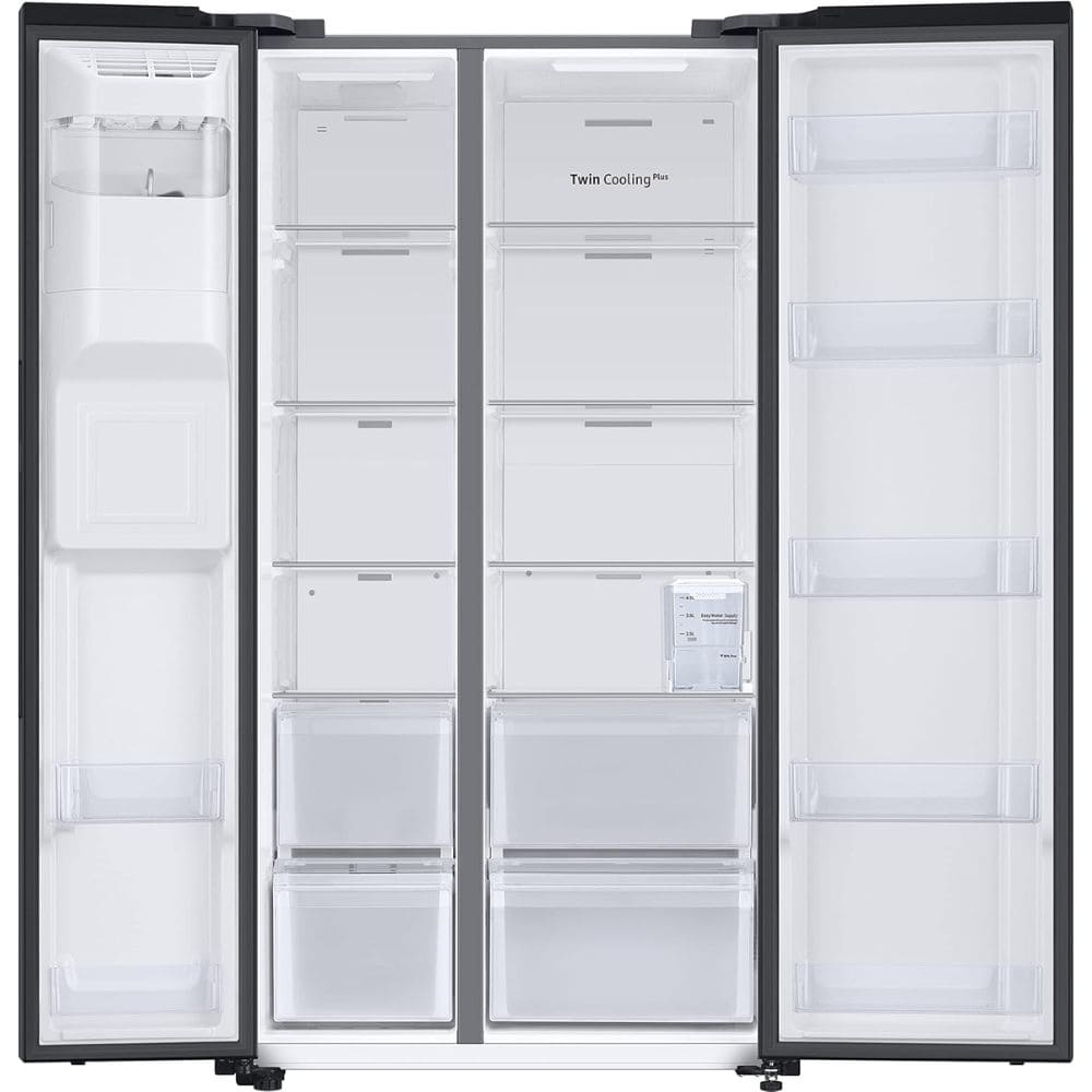 Samsung 615 Ltrs, 3 Star Side by Side Refrigerator (RS7HCG8543B1,Black)