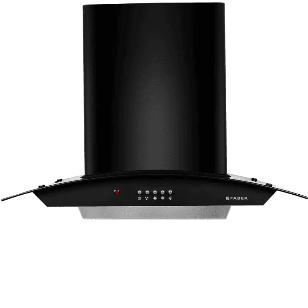 Faber ACE PRO HC PB, 60 cm 1100 m3/hr Heat Auto Clean Wall Mounted Kitchen Chimney (Black)