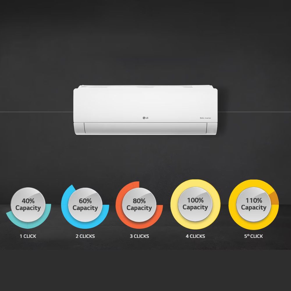 LG 1.5 ton 3 Star Dual Inverter Split Air Conditioner (AS-Q18LNXE, 2026 Model)
