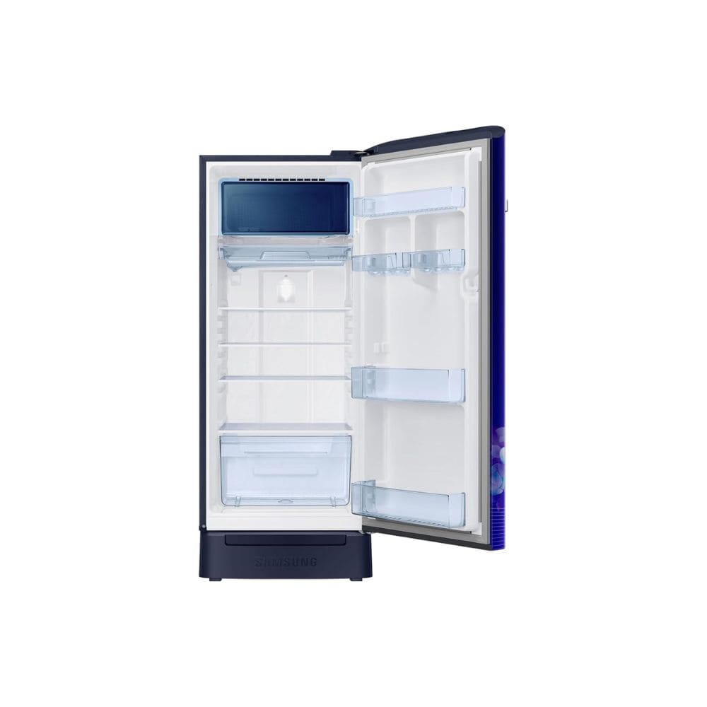 Samsung 215 Ltrs, 4 Star Digital Inverter, Direct Cool Single Door Refrigerator (RR23H2H34HS, Hydrangea Blue)