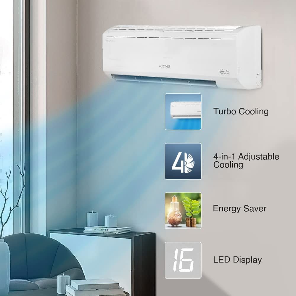 Voltas 2 Ton 5 Star Inverter Split AC (245V VECTRA PLUS)