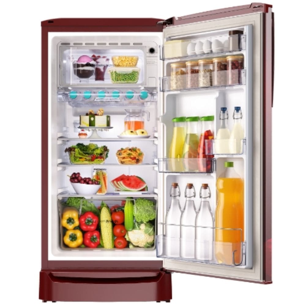Godrej 180 Ltrs 2 Star Inverter Single Door Refrigerator (RD ERIOPLS 205B THF SE, Wine)