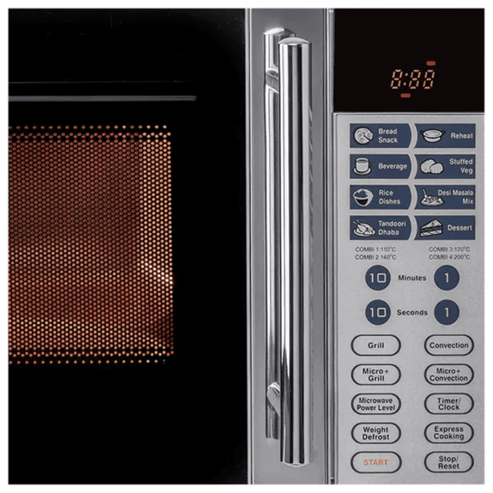 IFB 20 Ltrs Convection Microwave Oven with 24 Auto Menu (20SC2,Metallic Silver)