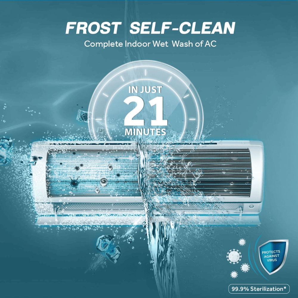 Haier 1.5 Ton 3 Star Non-Inverter Split Air Conditioner (HS18T-PNW3BN-FS)