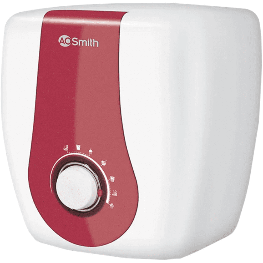 AO Smith 15 Ltrs Vertical Storage Wall Mounting Water Heater Geyser (X-PRESS15L, White)