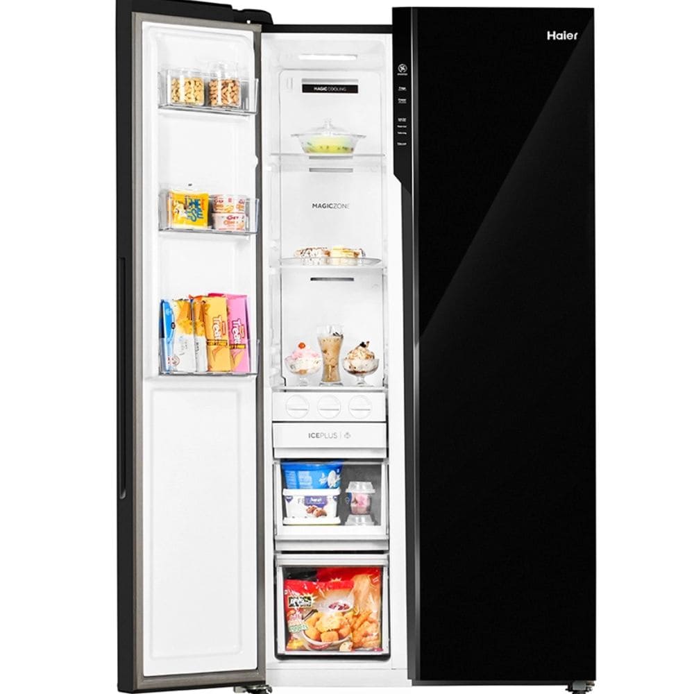 Haier 602 Ltrs 3 Star, Inverter Frost Free, Side by Side Refrigerator (HRS-682PMGU1)