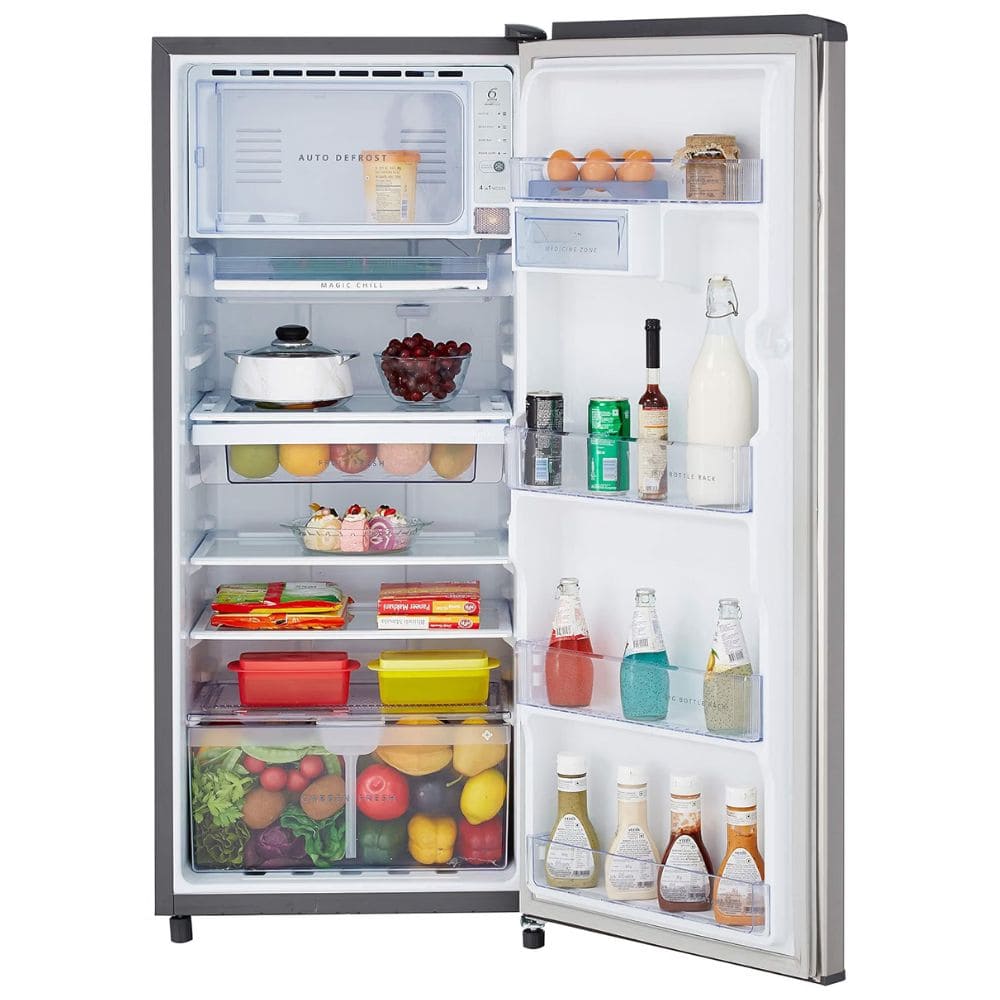 Whirlpool 245 Ltrs, 3 Star Direct Cool Single Door Refrigerator (260 IMPRO PRM 3S ALPHA STEEL, Alpha Steel)