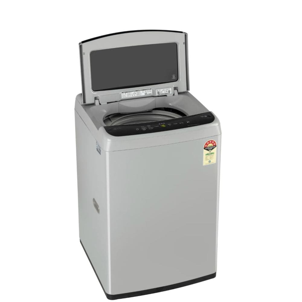 LG 7.5 Kg 5 Star Fully-Automatic Top Load Washing Machine (T75VBSF1Z,Silver)