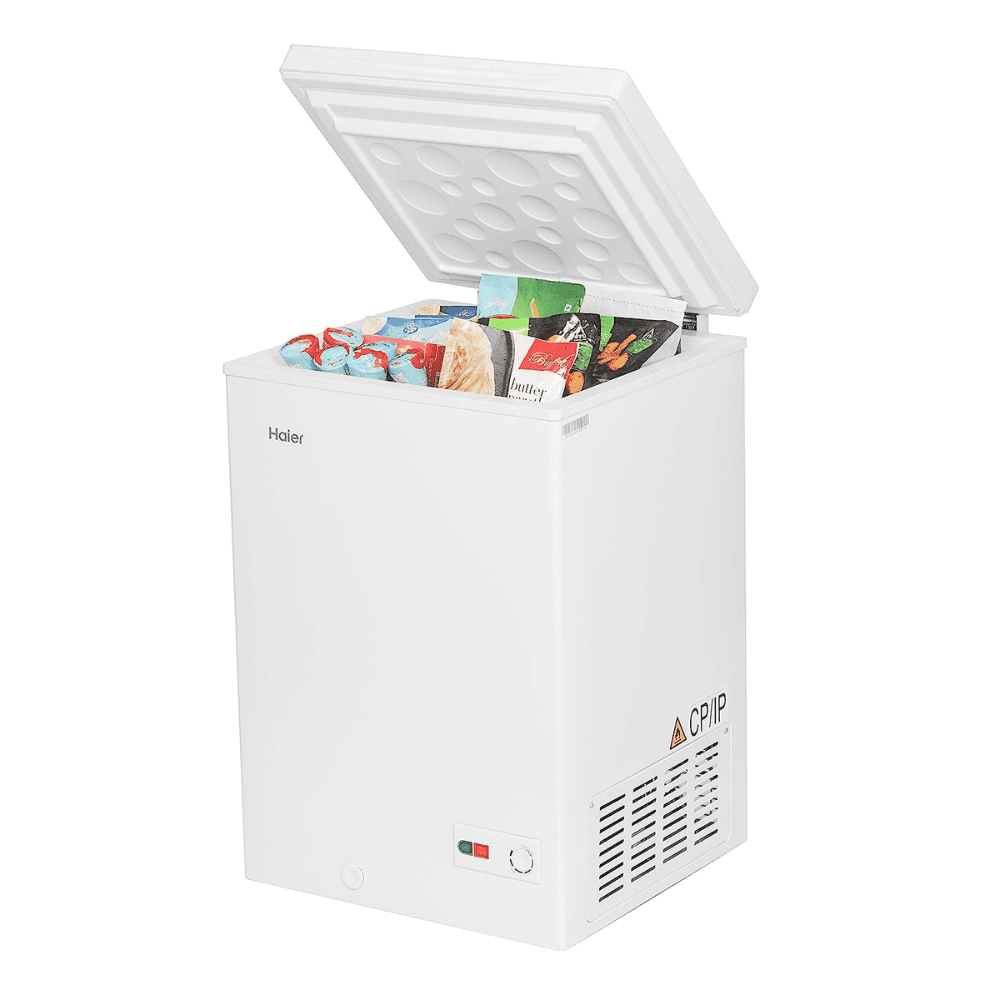 Haier HCF 175HC, 142 Ltrs Hard Top Convertible Single Door Deep Freezer, White