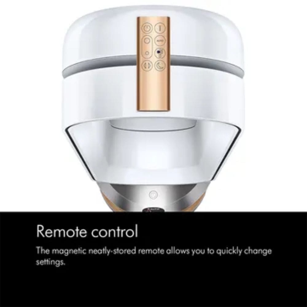 Dyson TP12, Catalytic Filtration with Hepa13 Smart Cool Air Purifier (300sqft, Nickel & Gold)