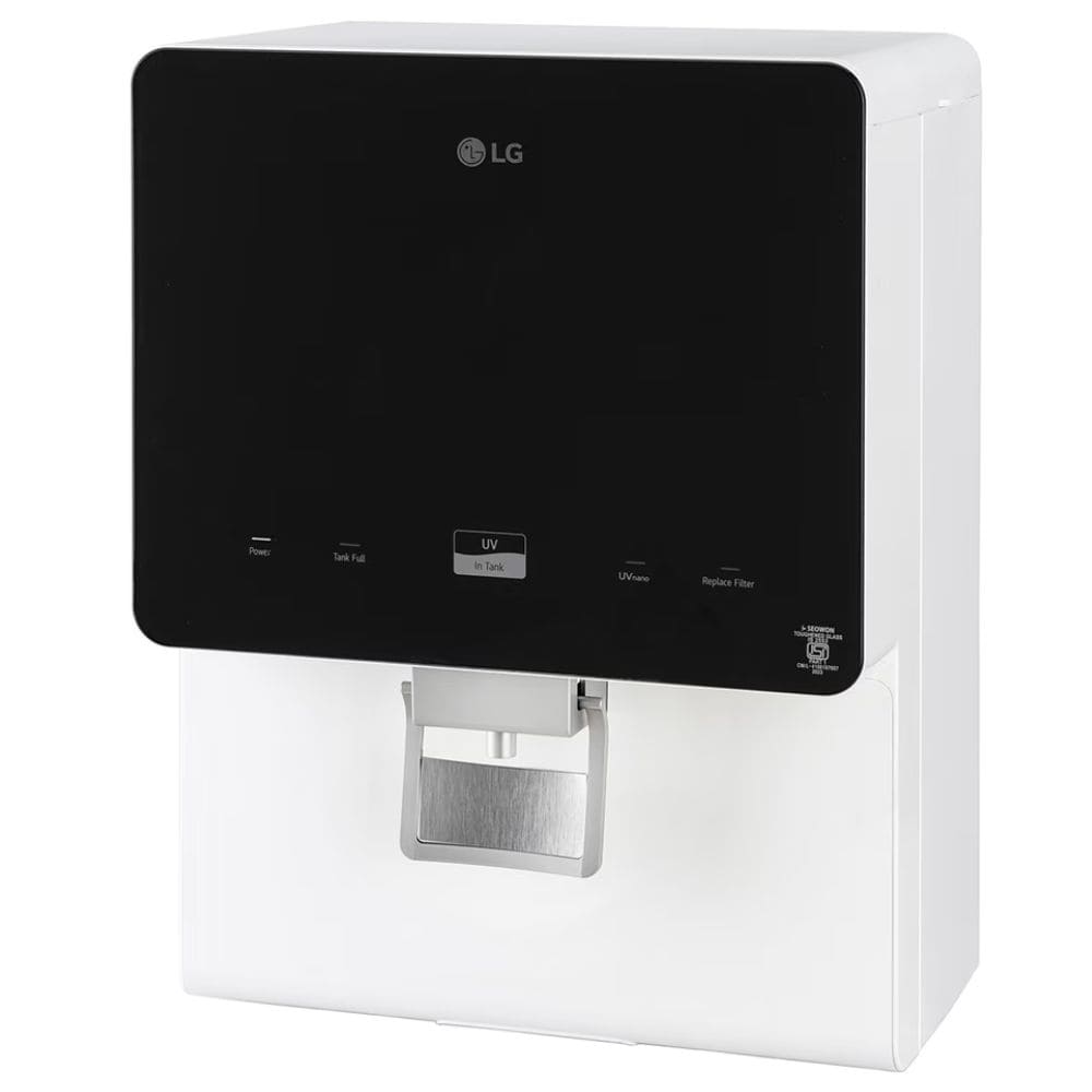 LG WW176GPBW, 8 Litres RO+ Multi Stage RO Filtration Water Purifier, White Glass Finish