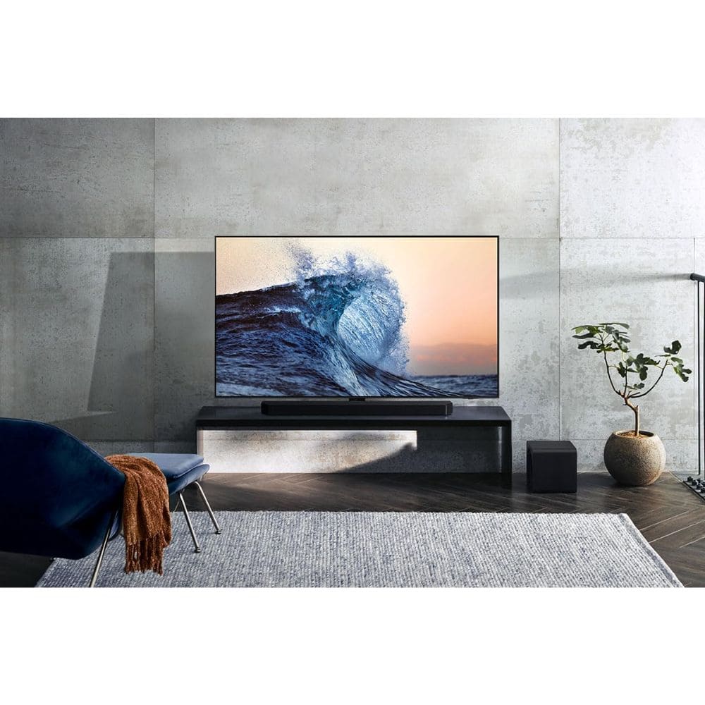 Samsung 400 Watts Wireless Dolby Atmos True HD with Subwoofer Soundbar (HW-Q800F/XL, Black, 5.1 2Channel)