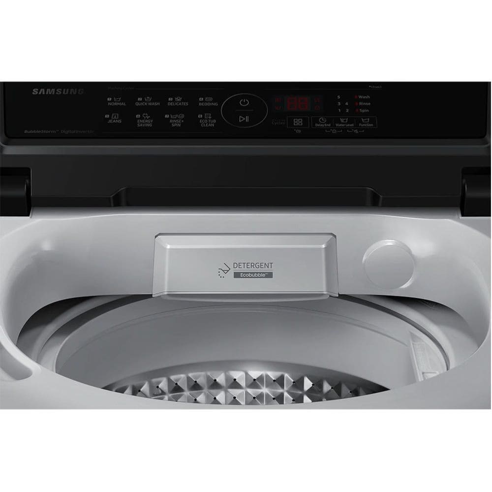 Samsung 7 Kg 5 Star Fully-Automatic Top Load Washing Machine (WA70BG4441BY,Lavender Gray)