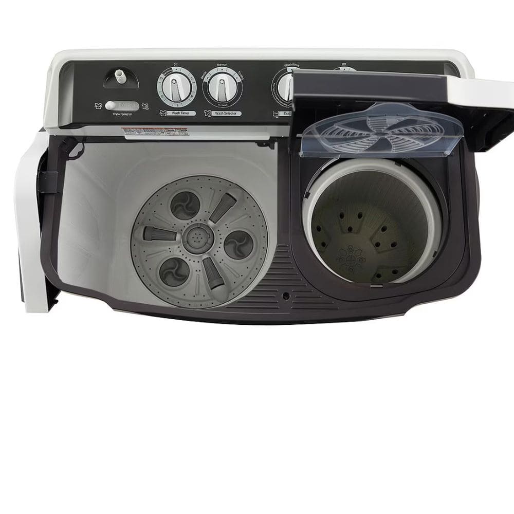 LG 7.5 Kg 5 Star Semi-Automatic Top Load Washing machine (P7510RGAZ, Black)