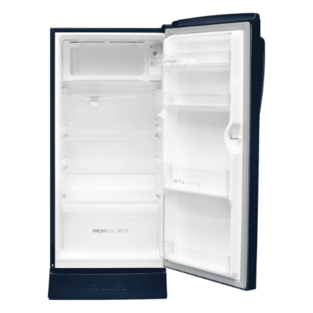 Haier 174 Ltrs 2 Star, Inverter Direct Cool Single Door Refrigerator (HRD-1962pbl-n, Multi colour)