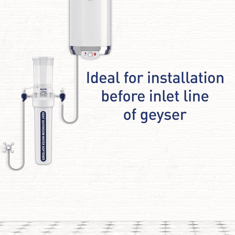 KENT 5.5 Litres Converts Hard Water Wall Mount Water Softener
