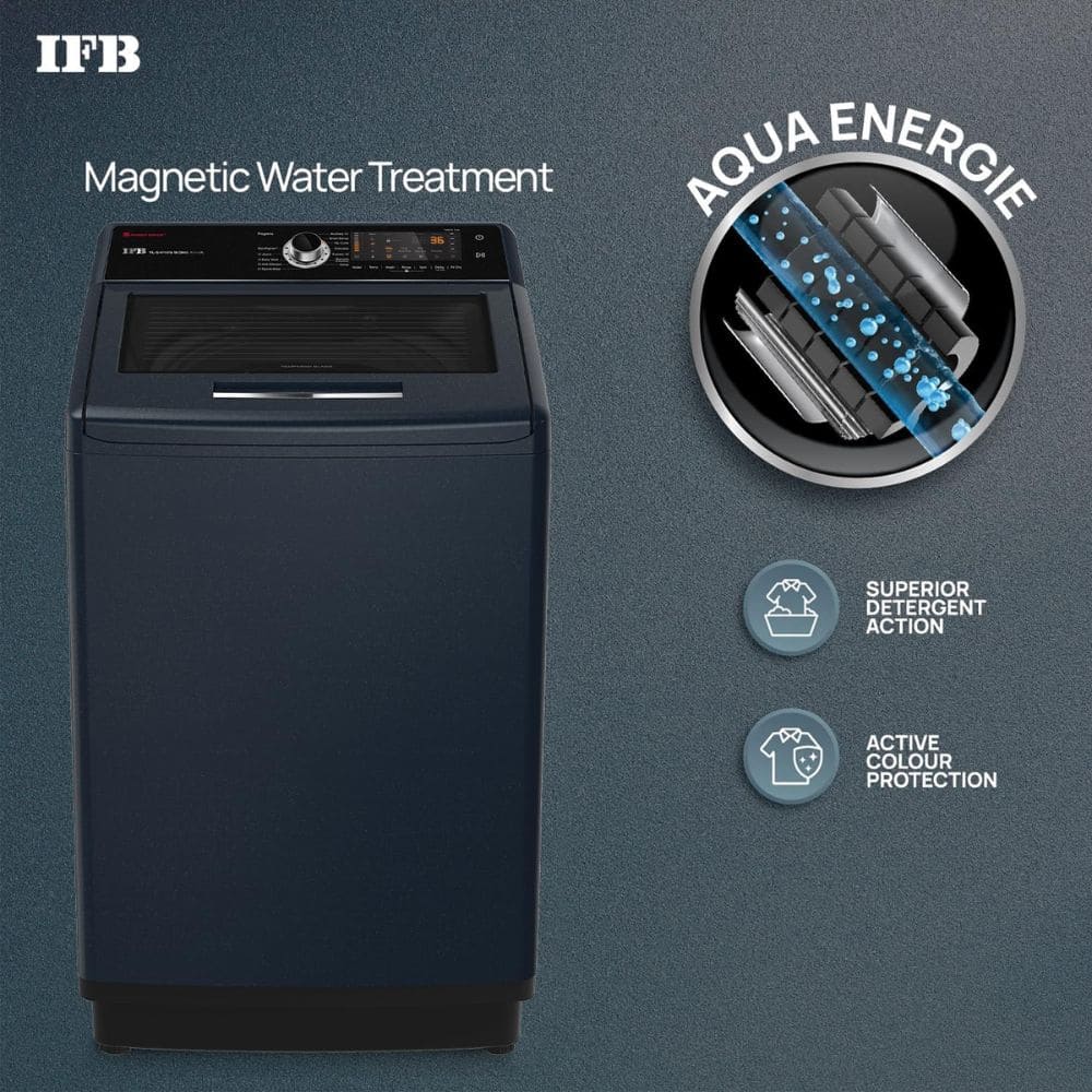 IFB 9 Kg 5 star Fully-Automatic Top Load Washing Machine (TL-S4RBS 9.0KG AQUA, Black