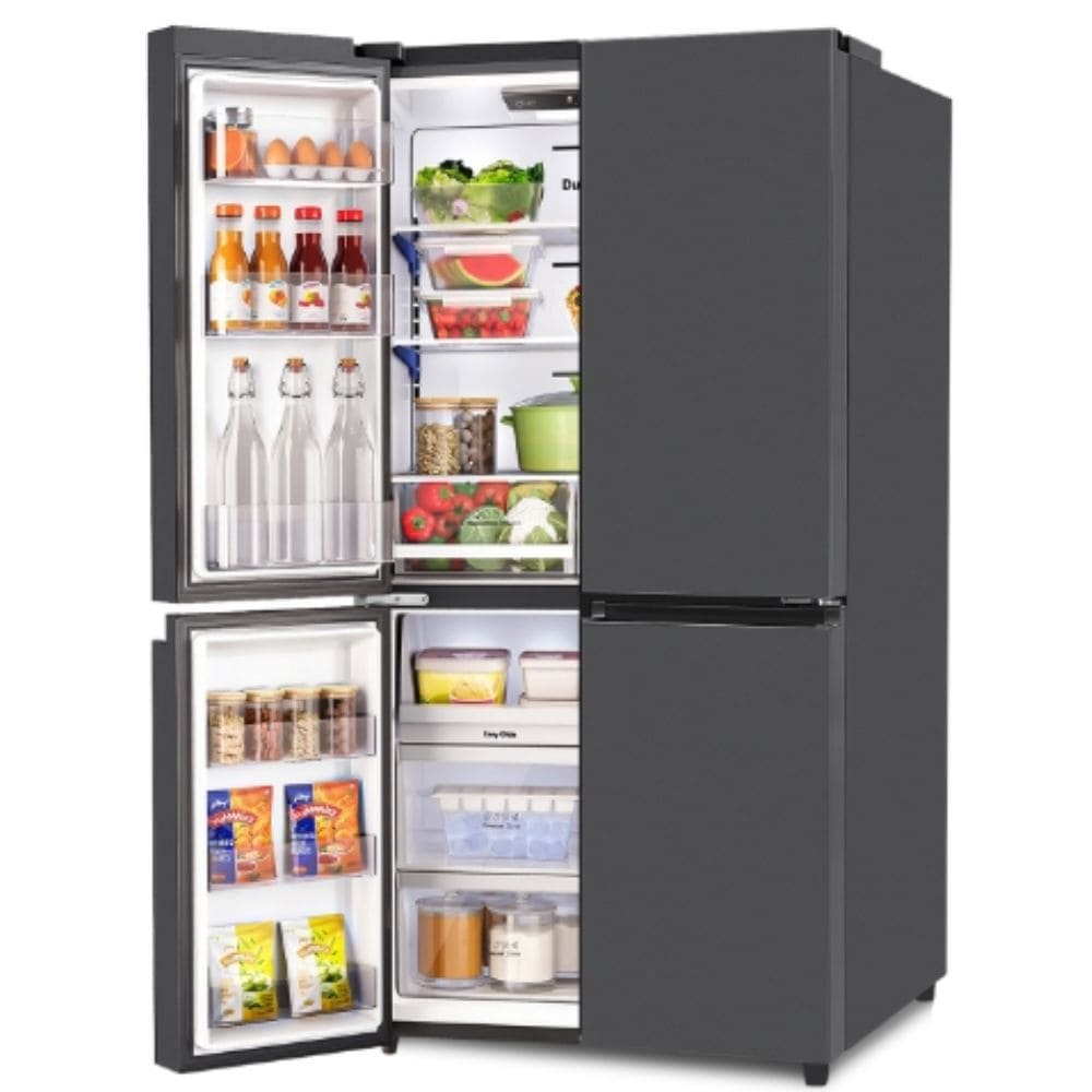 Godrej 670 Ltrs 2 Star Inverter Frost Free Side by Side Refrigerator (RM EONVELVET 685 RIT GR BK, Graphite Black)