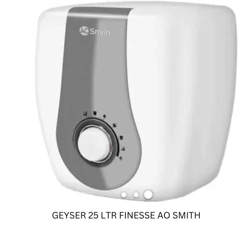 AO Smith 25 Ltrs Vertical Storage Water Heater Geyser (finesse25,White)