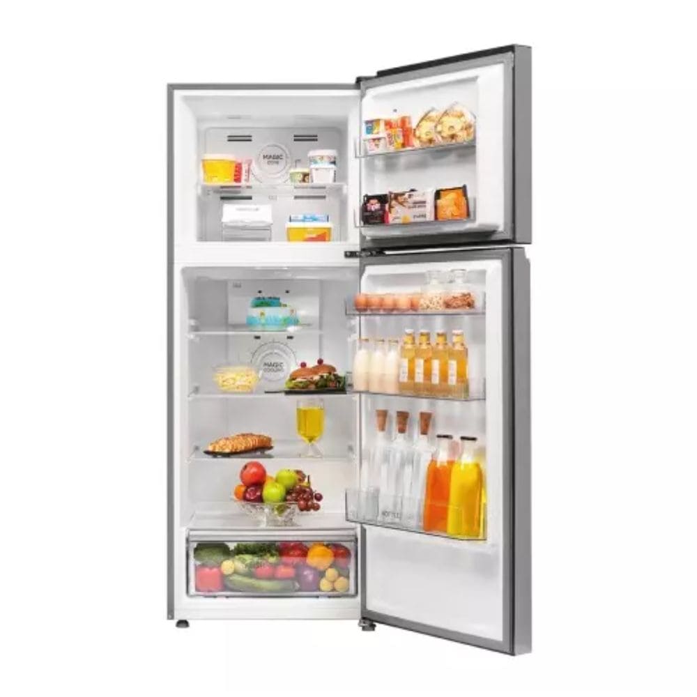 Haier 328 Ltrs, 2 Star Frost Free Double Door Frost Free Top Mount Refrigerator (HRF 3782BNSA P)