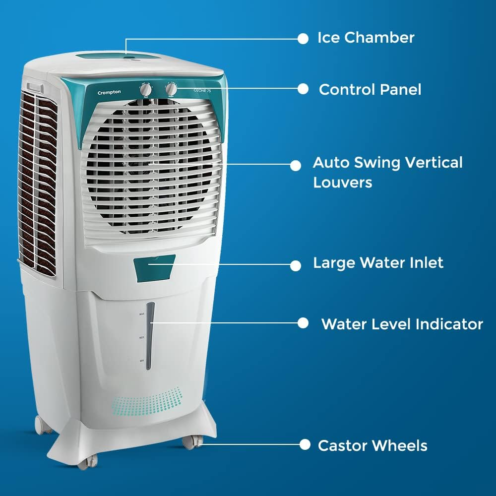 Crompton 75 Litres Desert Air Cooler (Ozone Royal 75)
