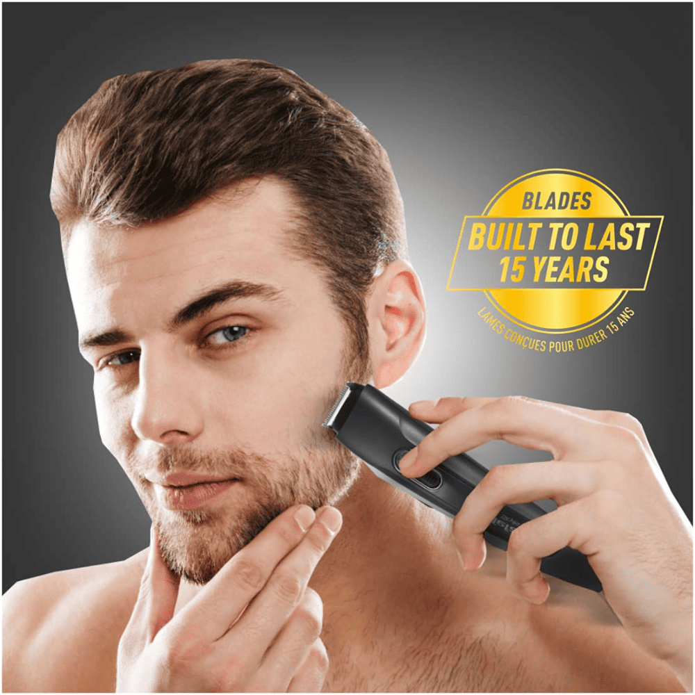 Tefal Jt280001, Corded And Cordless Stylis Beard Trimmer With Stainless Steel Blades (Black)