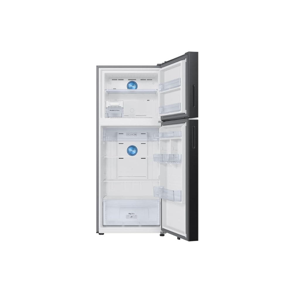 Samsung 396 Ltrs, 2 Star Convertible 5 in 1 Digital Inverter Frost Free Double Door Refrigerator (RT41HG6C42S8HL, Silver)