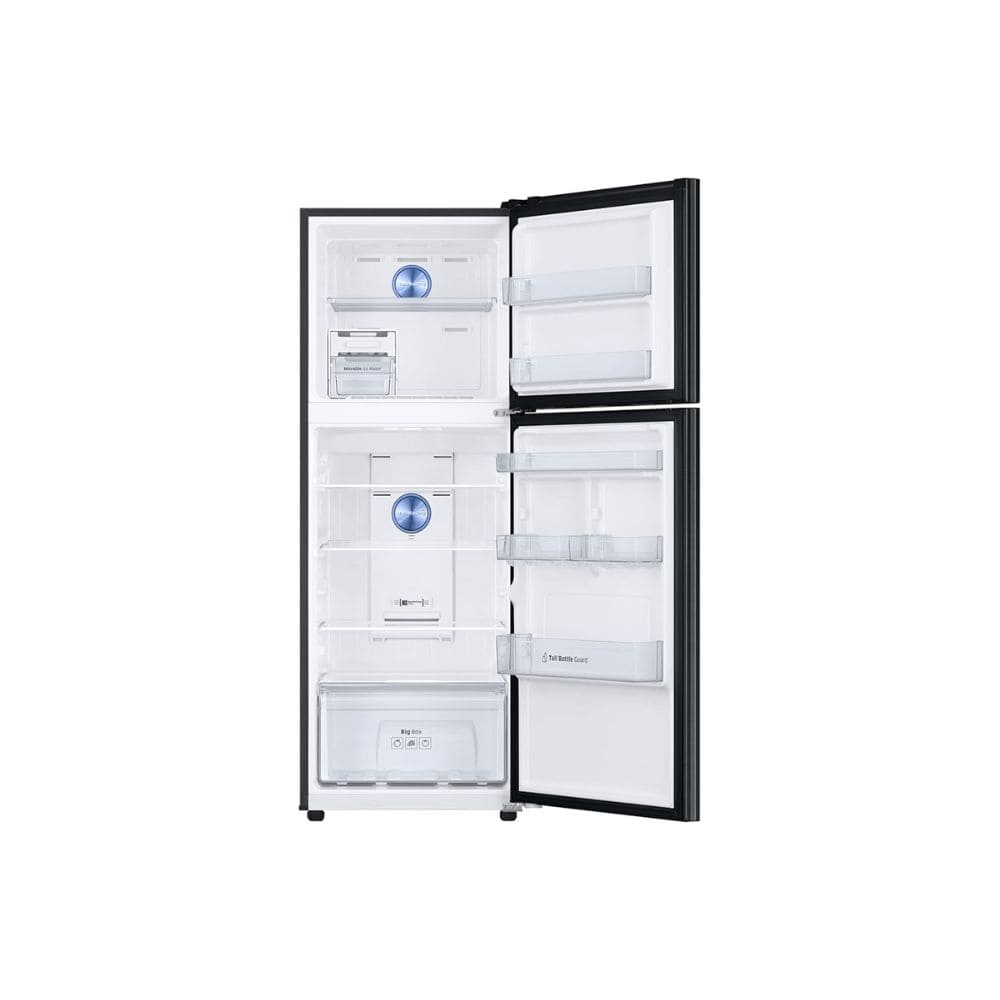 Samsung 301 Ltrs, 2 Star Convertible 5 in 1 Digital Inverter with Display Frost Free Double Door Refrigerator (RT31H4522BX/HL, Luxe Black)