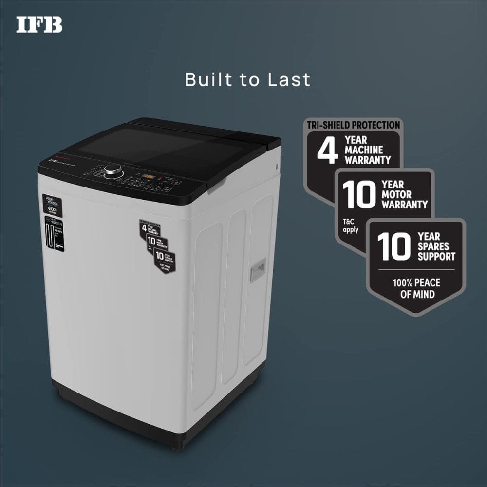 IFB 8 Kg 5 star Fully-Automatic Top Load Washing Machine (TL-SDSS 8.0KG AQUA, Silver)