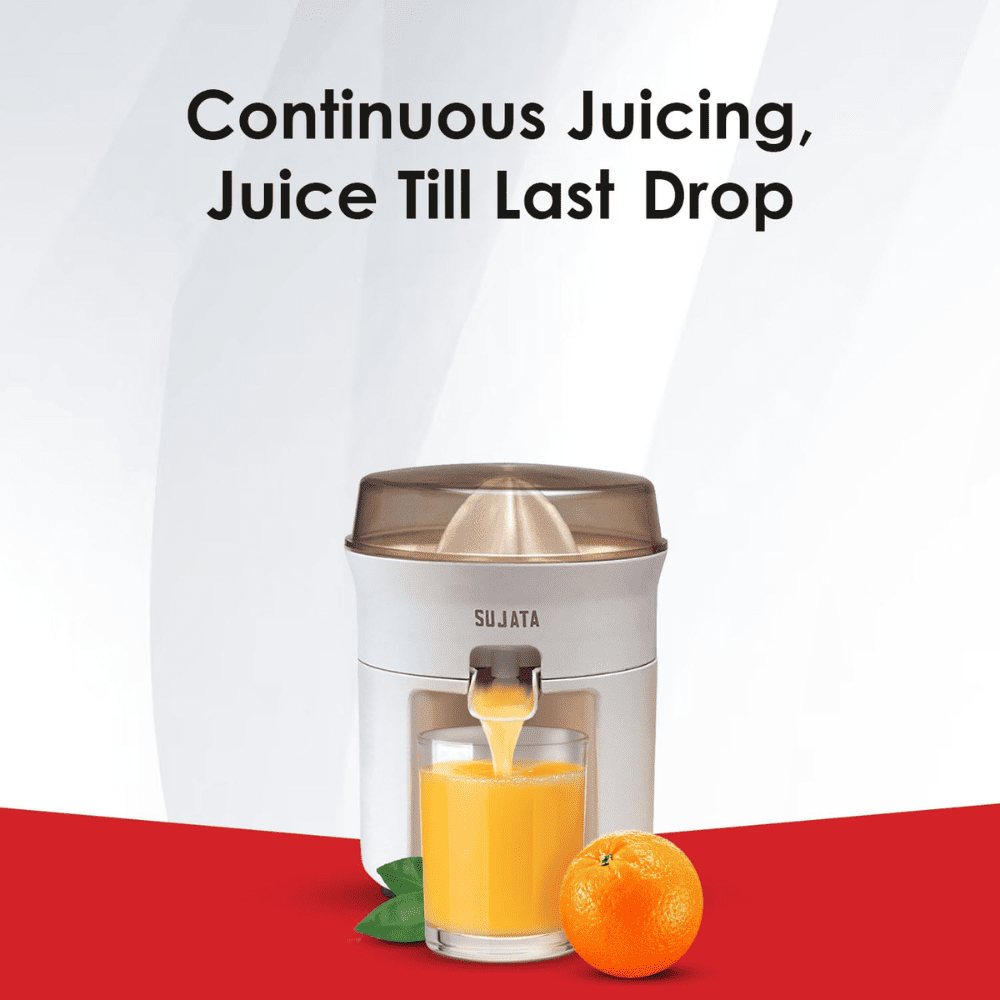 Sujata 40 Watts Citrus Juicer (Citromatic, White)