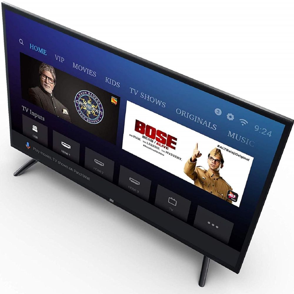 MI Xiaomi LED4C80CM32, 32 Inches HD Ready Smart LED TV, Black