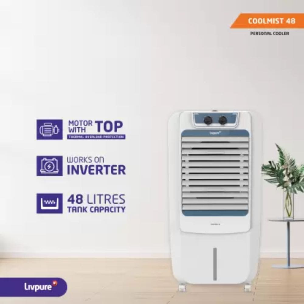 Livpure 48 Ltrs Desert Room/Personal Air Cooler (liv-coolmist-48L)