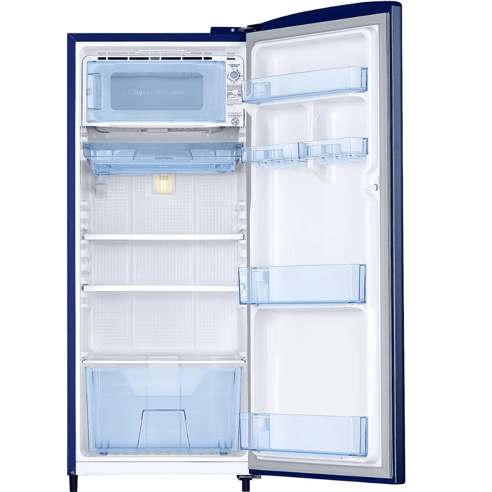 Samsung RR20C2723CU, 183 Ltrs Direct Cool Single Door Refrigerator, Camellia Blue