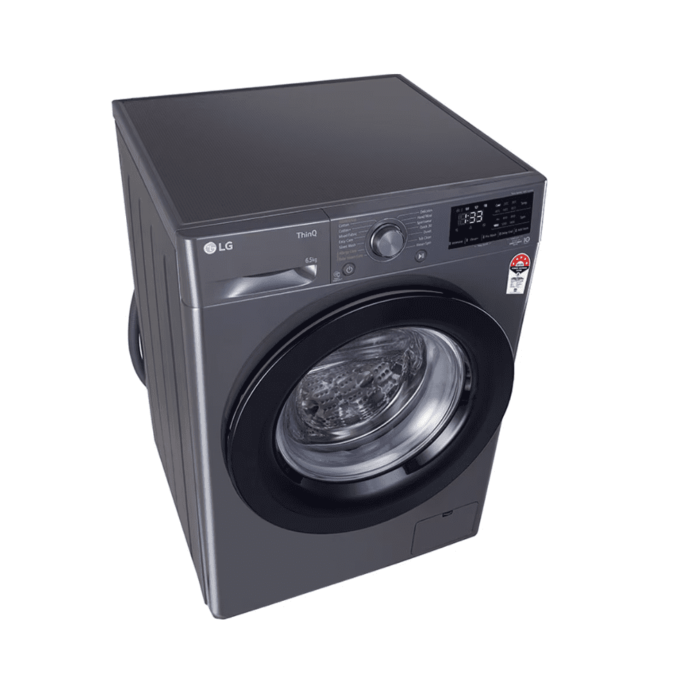 LG 9 Kg 5 Star Inverter Wi-Fi Fully-Automatic Front Load Washing Machine (FHV1409Z4M, Middle Black)