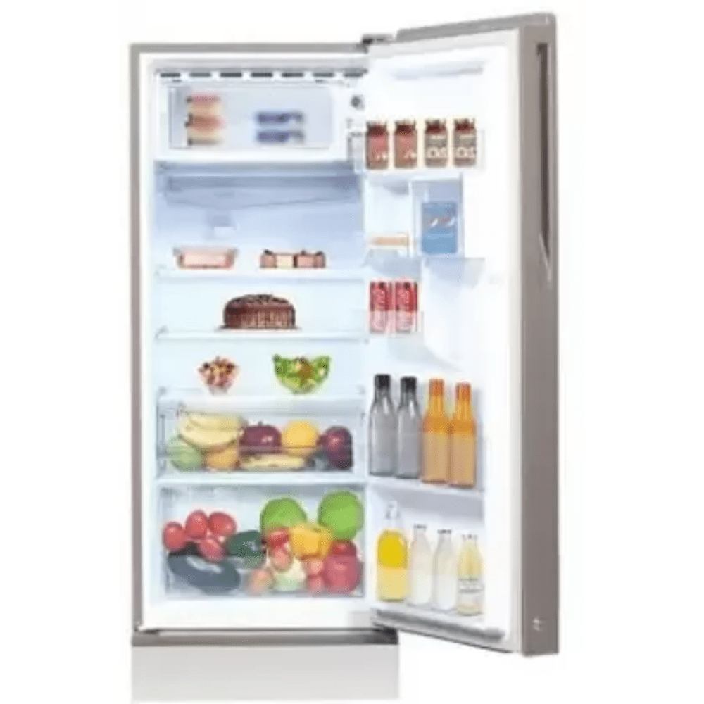 Haier 190 Ltrs 4 Star Inverter Direct Cool Single Door Refrigerator (HRD-2104PMG-P, Silver)