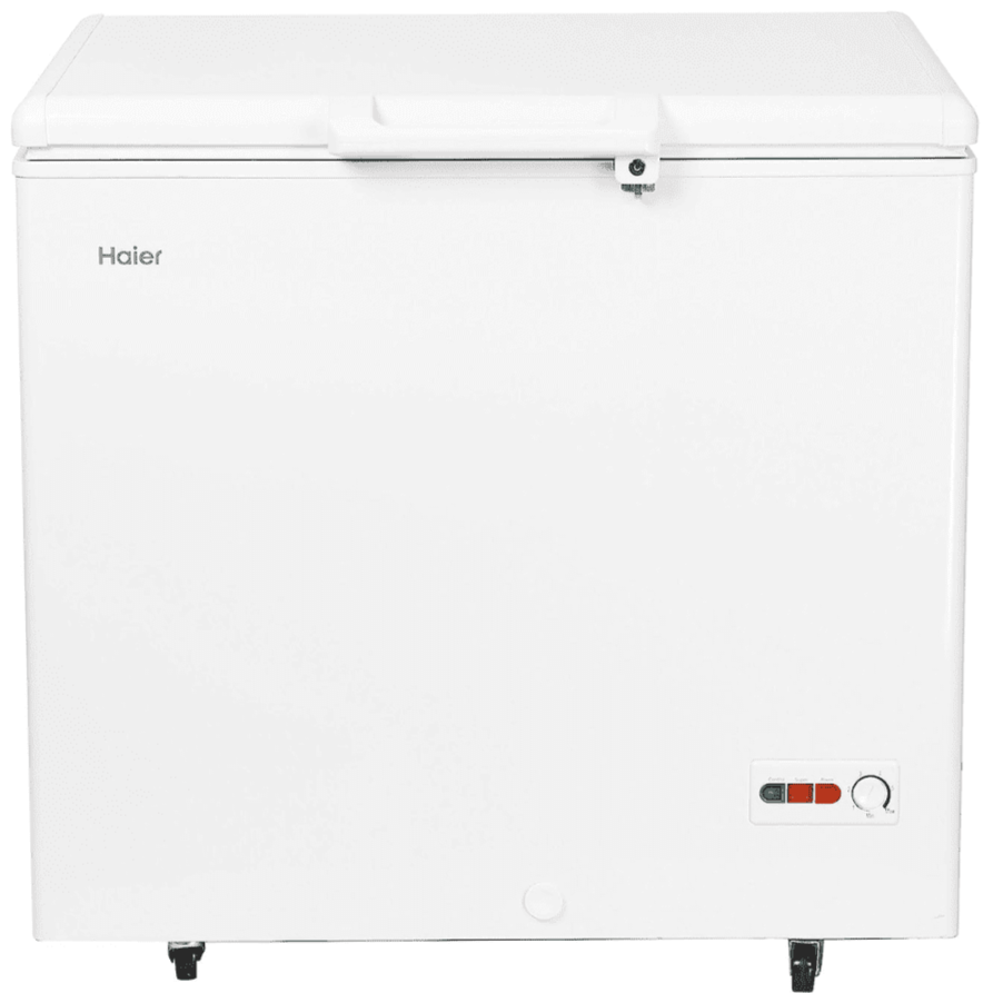 Haier HCC-230HC, 203 Ltrs Hard Top Convertible Single Door Deep Freezer, White