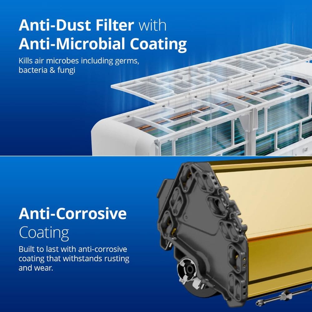 Voltas 2.0 Ton 3 star Hot & Cold Inverter Split Air Conditioner (SAC 243INVH Vectra)