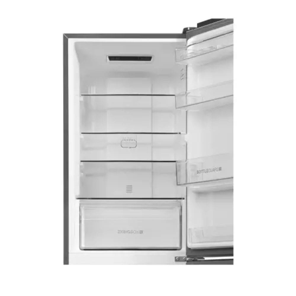 Haier 237 Ltrs, 2 Star Frost Free Double Door Bottom Mount Refrigerator (HRB 2872IEGBA P)