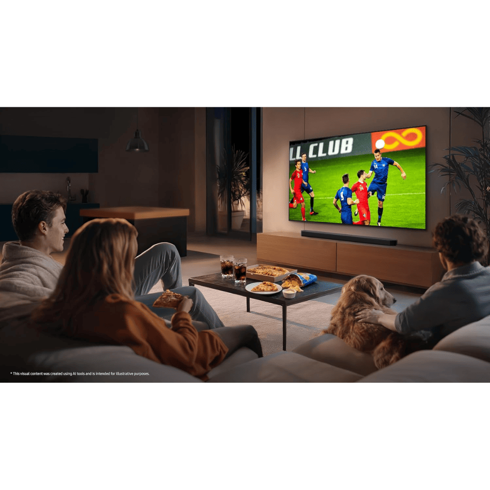 Samsung 55QN80H, 55 Inches 4K AI Smart Neo QLED TV, Titan Black