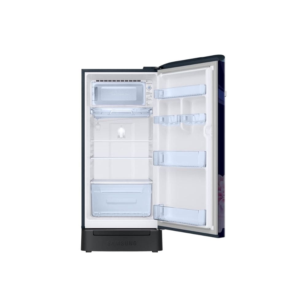 Samsung 189 Litres 5 Star Direct Cool Single Door Refrigerator With Anti Bacterial Gasket (RR21H2H25BB, Begonia Blue)