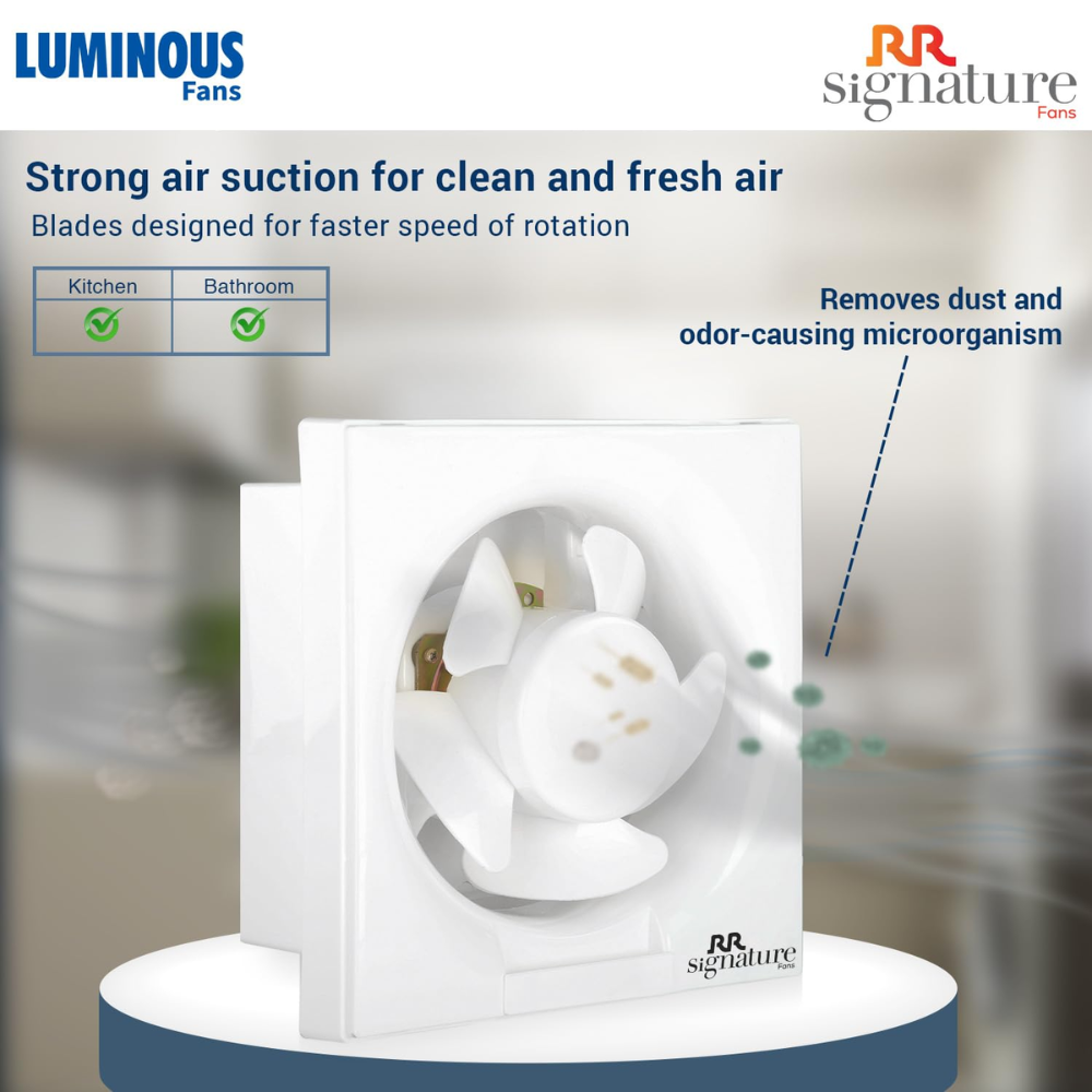 Luminous 150mm Strong Air Suction Air Exhaust Fan (Vento Deluxe)