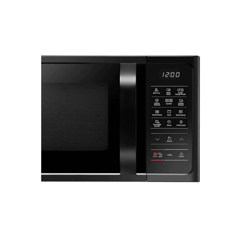 Samsung 28 Ltrs Stainless Steel Convection Microwave Oven (MC28A5033CK,Black)