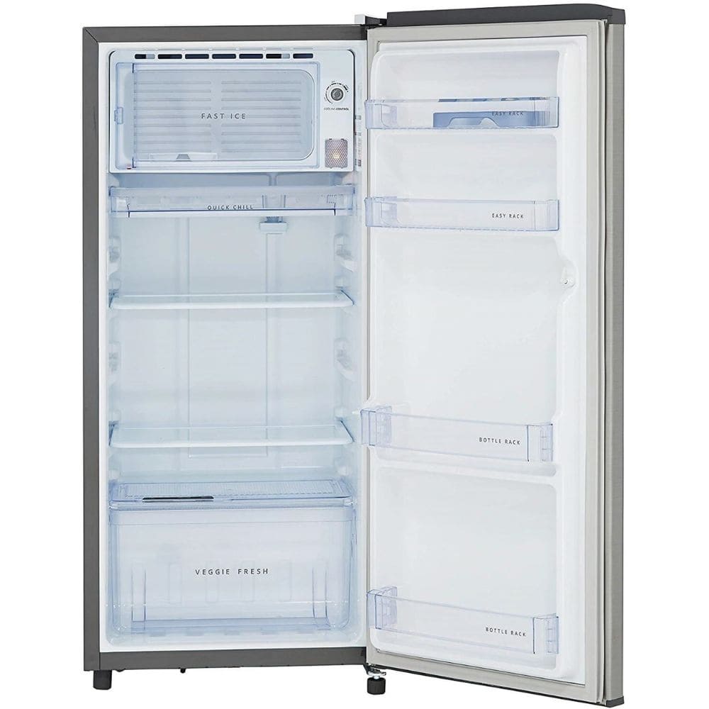 Whirlpool 184 Ltrs, 2 Star Direct Cool Single Door Refrigerator (205 IMPC PRM Imperial Steel)