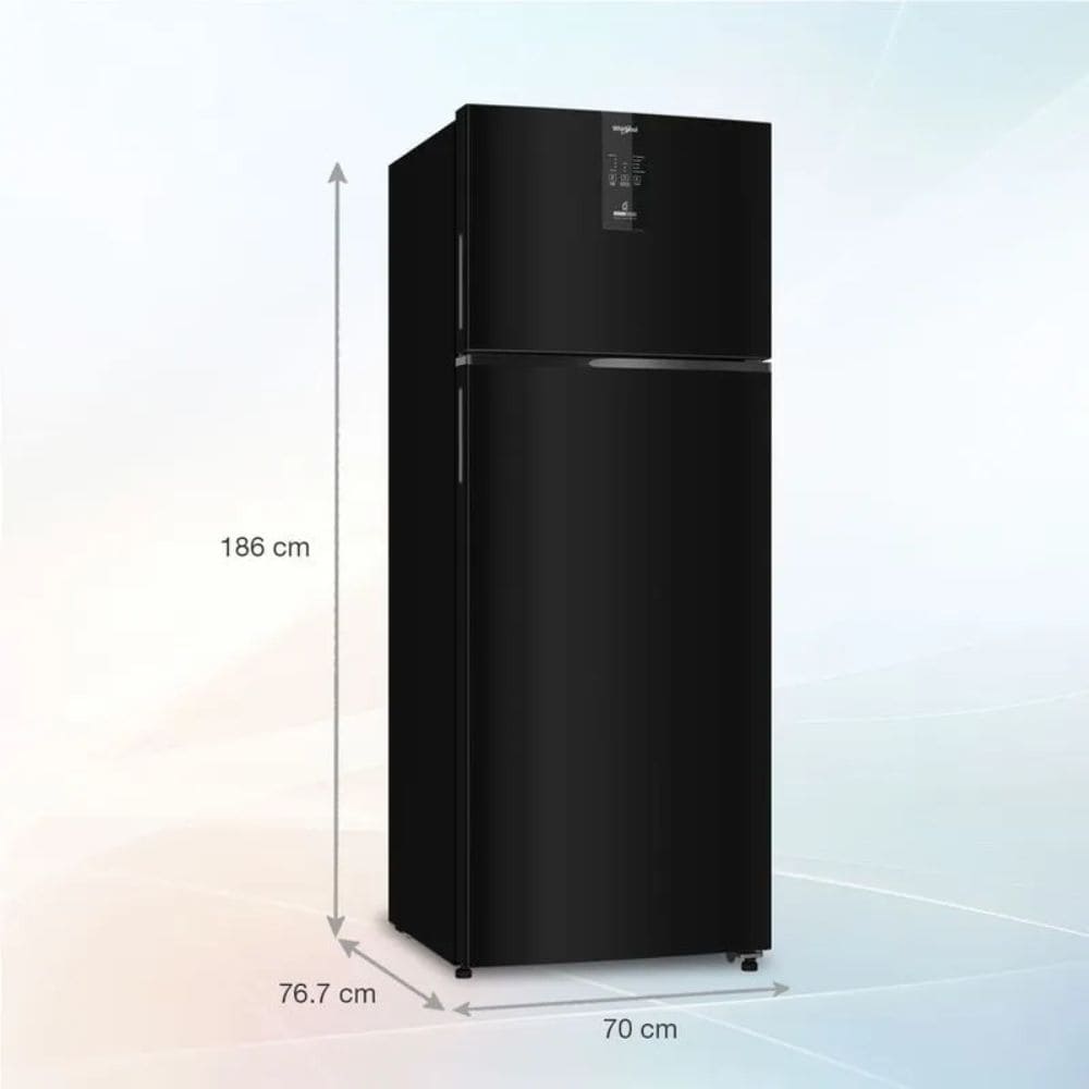 Whirlpool 467 Ltrs, 2 star IntelliFresh Convertible Inverter Frost Free Double Door Refrigerator (IF INV CNV 515 PEARL BLACK(2S) Y)