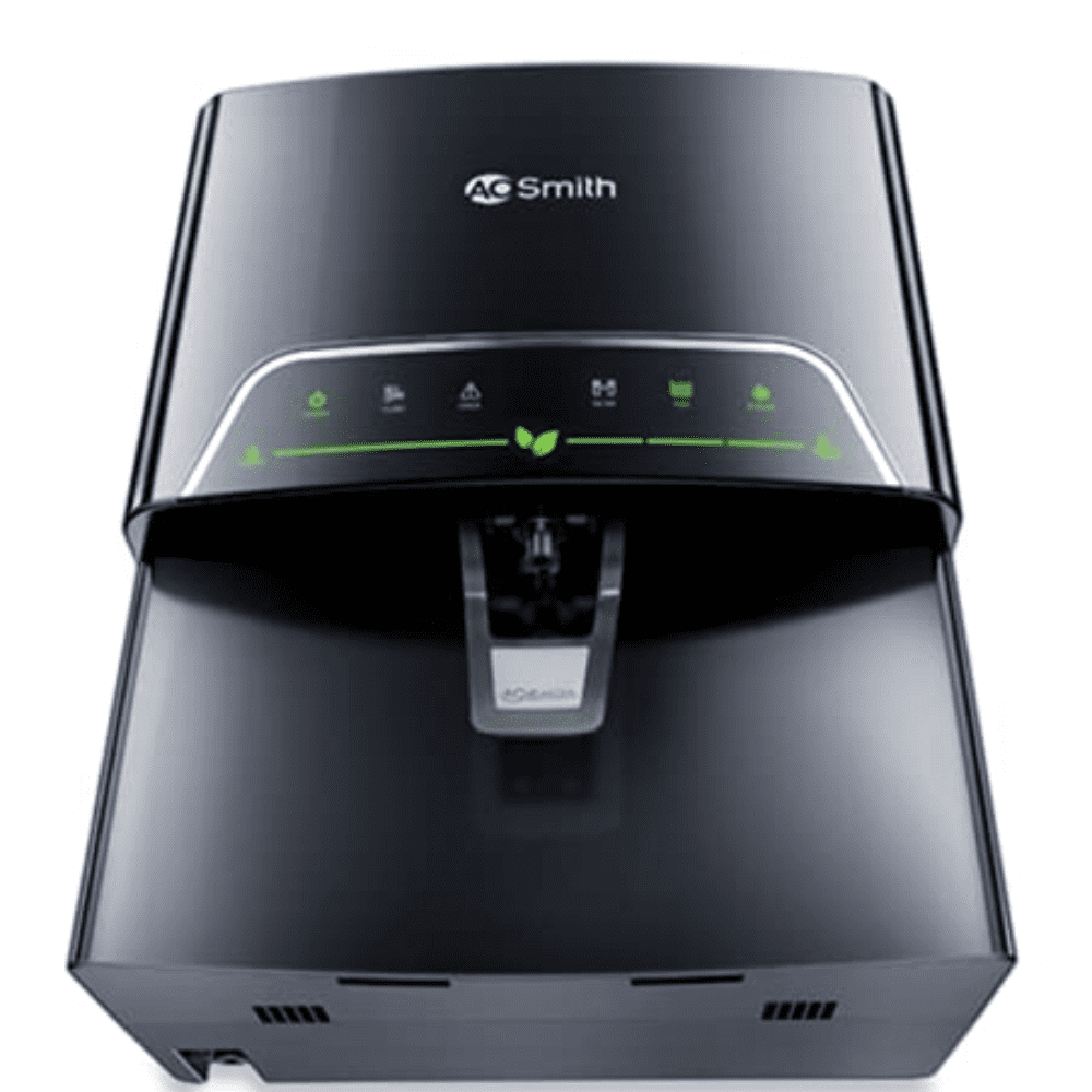 AO Smith P3 PROPLANET, 5 Ltrs Storage, RO+MF Wall Mountable Water Purifier, Black