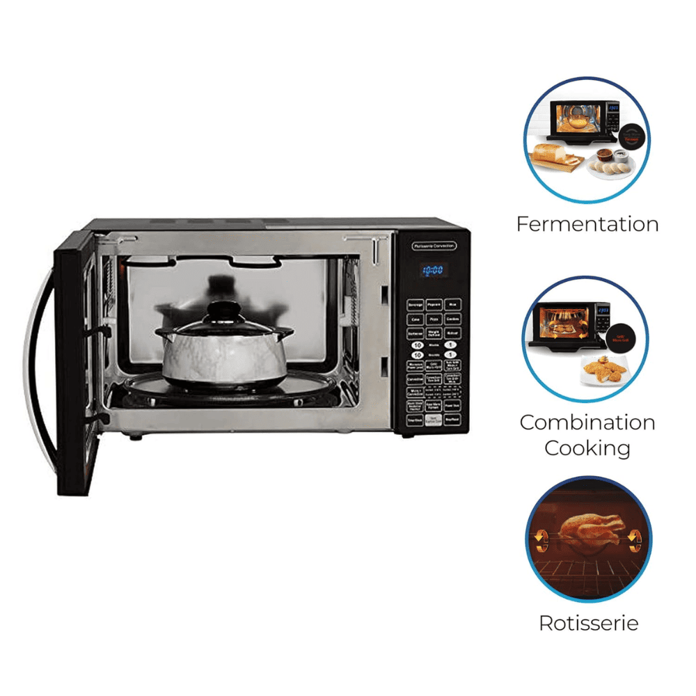 IFB 30 Ltrs Convection Microwave Oven Standard Floral Pattern (30FRC2,Black)