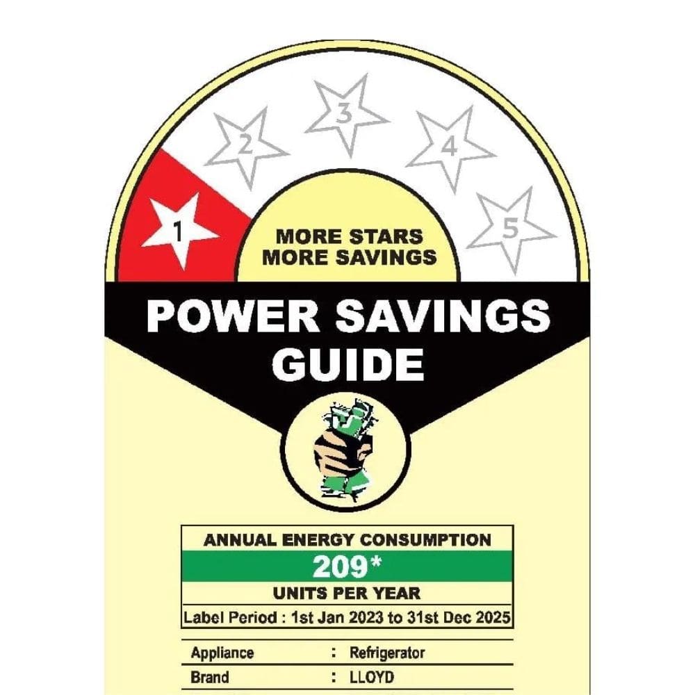 Lloyd 188 Ltrs 1 Star, Inverter Direct Cool, Single Door Refrigerator (GLDC201GIWT2JC)