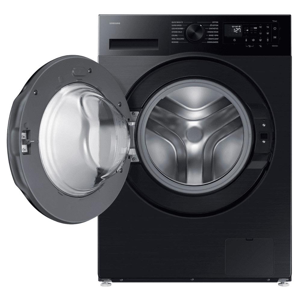 Samsung 12 Kg 5 Star Fully-Automatic Front Load Washing machine (WW12DG5B24AB,Black)